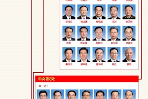 图解：第十九届中共中央组织结构图